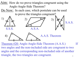 AAS Theorem