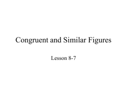 Congruent and Similar Figures
