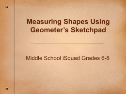 Measuring Shapes in Geosketch