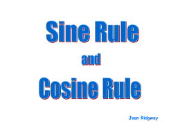 Cosine_Rule[1] - gcse-maths