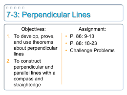 7 3 Perpendicular Lines