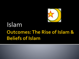 rise of islam notesx