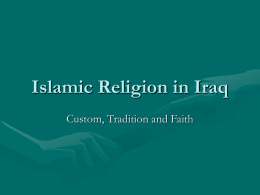 Islamic Religion in Iraq