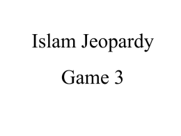 Islam Vocabulary