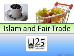 Islam and Fair Trade - The Fairtrade Foundation