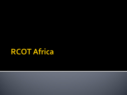 RCOT Africa - East Irondequoit Central School District