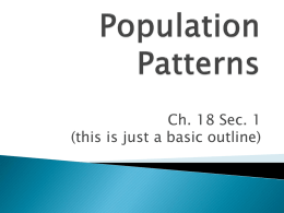 Population Patterns