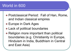 600-1450 Rise of Islam