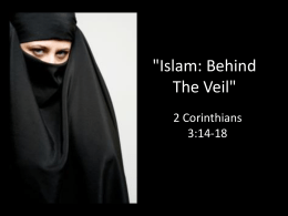 'Islam: Behind The Veil'