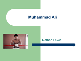 Muhammad Ali`s Boxing Career