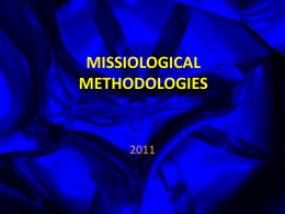 MISSIOLOGICAL_METHODOLOGIES-short