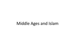 Middle Ages and Islam