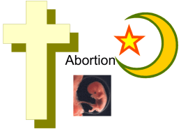 Abortion 2 - The Ecclesbourne School Online