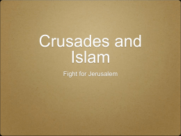 Crusades and Islam