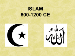 islam 600-1200 ce - Spokane Public Schools