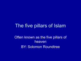 The five pillars of Islam