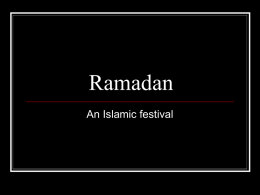 Ramadan - Primary Resources