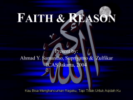 FAITH & REASON