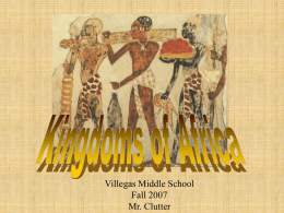 Culture and Kingdoms of West Africa