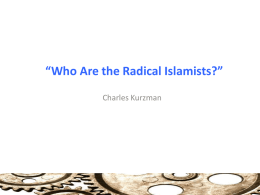 Who Are the Radical Islamists?