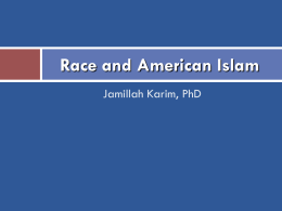 Race and American Islam