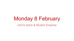 Monday 8 February