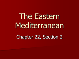 Eastern Mediterranean PPT