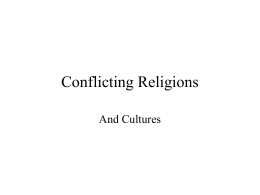 Conflicting Religions