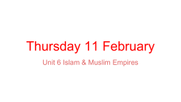 Thursday 11 February