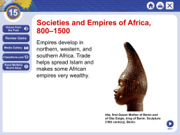 Societies and Empires of Africa