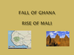 fall of ghana rise of mali