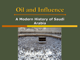Oil and Influence