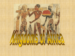 culture and kingdoms of west africax
