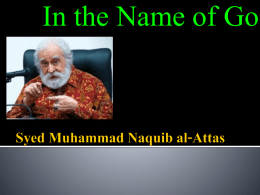 Syed Muhammad Naquib al-Attas