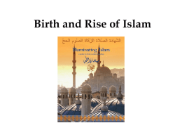 Birth and Rise of Islam - Boise High School