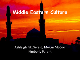 Middle Eastern Culture