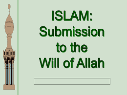 Islam PPT - SP Moodle
