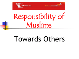 Our Responsibility to Others.pps