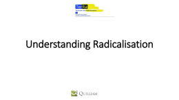 Understanding Radicalisation