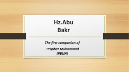 Hz.Abu Bakr