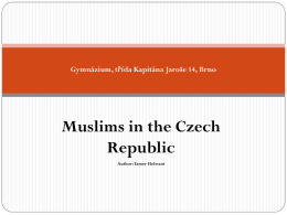 Muslims in the Czech Republic