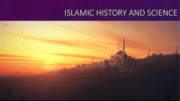 Islamic History and Science