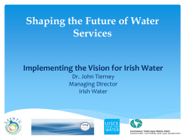 John_Tierney_Implementing_the_Vision_for_Irish_Water