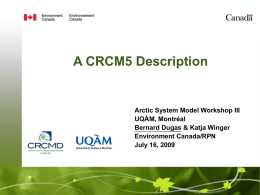 CRCM5 description
