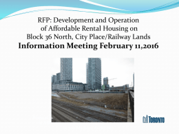 Development and Operation of Affordable Housing