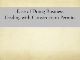 Ease of doing business dealing with