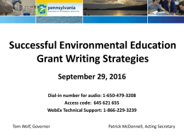 2017 Environmental Education Grants Program