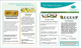 Slide 4 - Sharon Village Care Homes