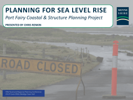 Rural Planning 2016 - Planning for sea level rise