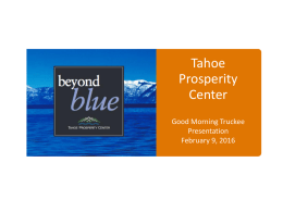 Tahoe Prosperity Center